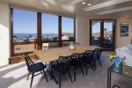 Enjoy the view while dining with access to the deck